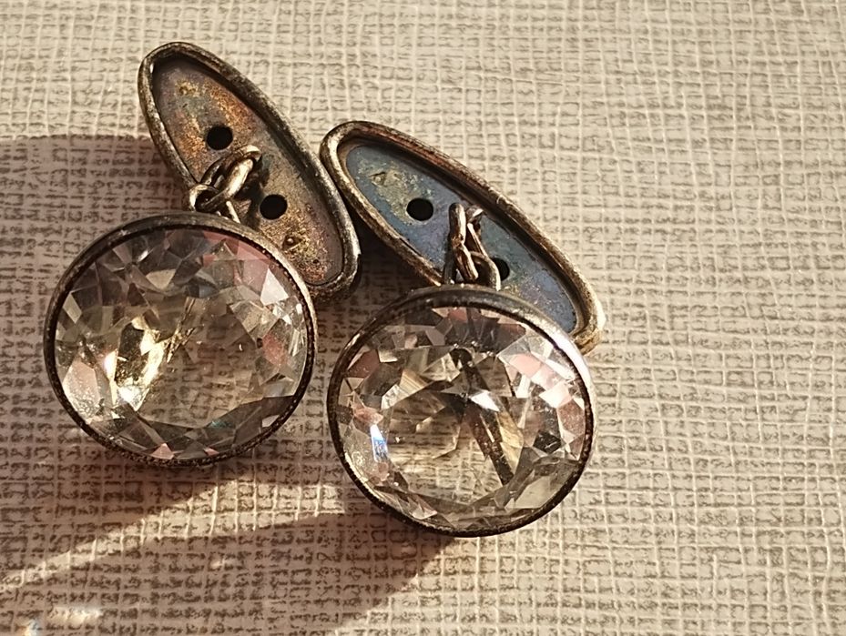 Брошка Серебро 875.Горный хрусталь
