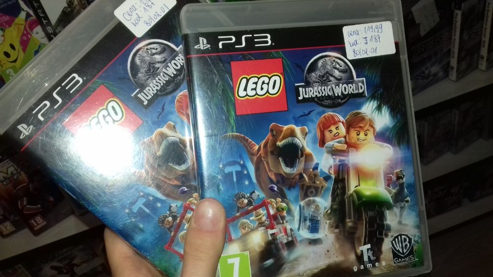 Lego jurassic world ps3, sklep tychy, WYMIANA