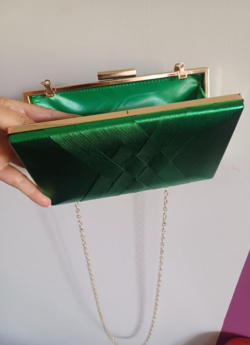 Mala a tiracolo de mão de festa pequeno com alça removível