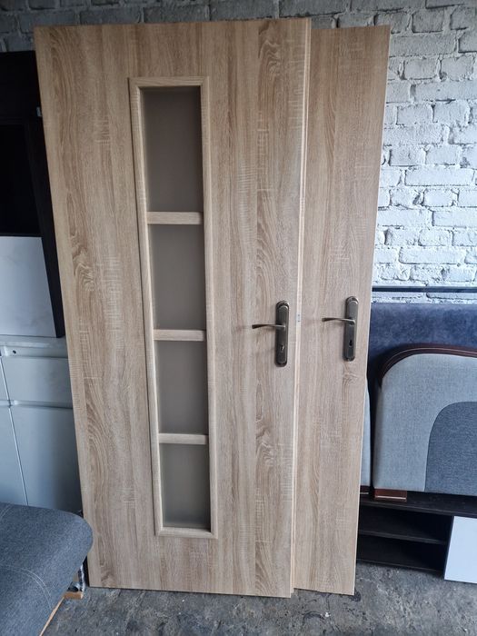 Drzwi wewnętrzne 6 sztuk 80 cm nowe