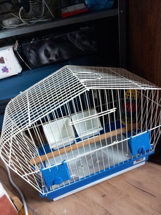 Mała klatka transporter dla ptaków papugi