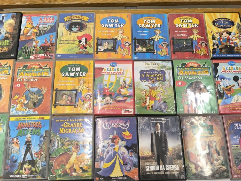 Lote de filmes de animação 15€