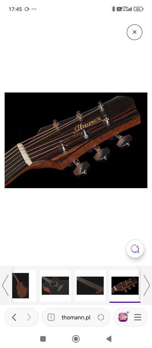 Gitara Ibanez akustyczny Jon Gomm wersja Platinum collection