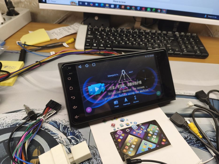 Магнітола Toyota Corolla, Rav, Nissan 200x100 Android орегінальний розмір