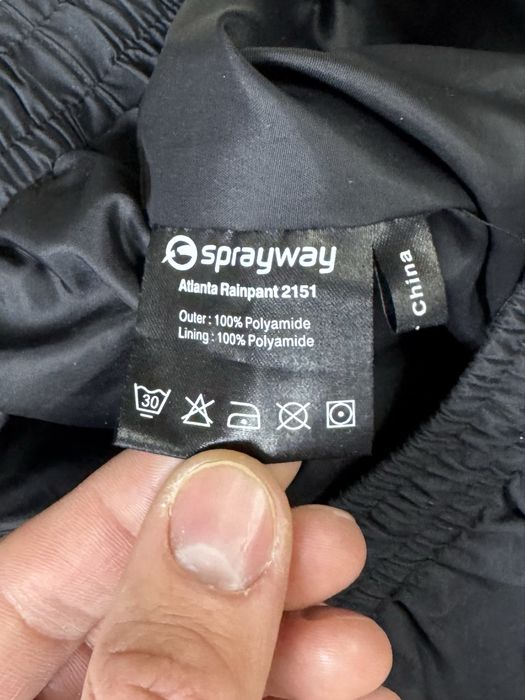 Sprayway hydro dry штаны L размер трекинговые черные