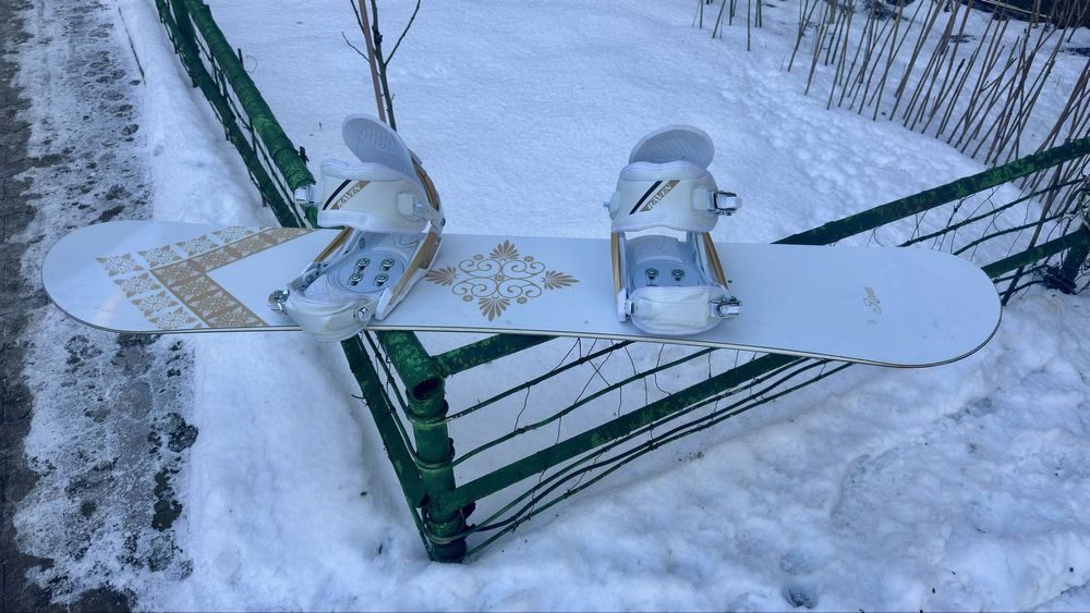 Komplet Snowboard Damski/Młodzieżowy Raven Pearl 142cm + Buty 37.5