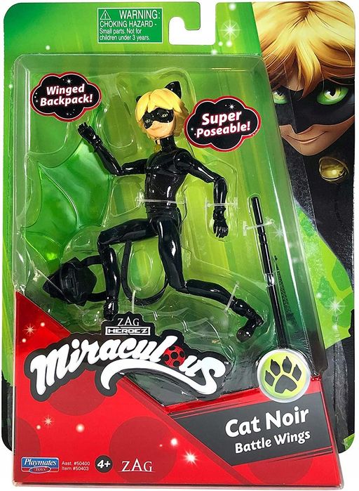 Miraculous: biedronka i czarny kot: figurka czarny kot