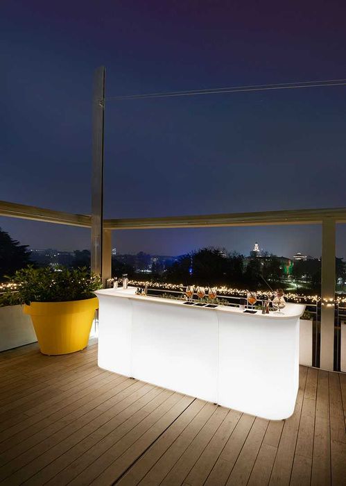 Balcões led com iluminação led