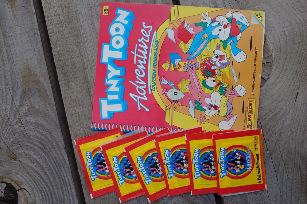 Альбом журнал для наклеек "Tiny Toon", Panini стикеры, бустеры
