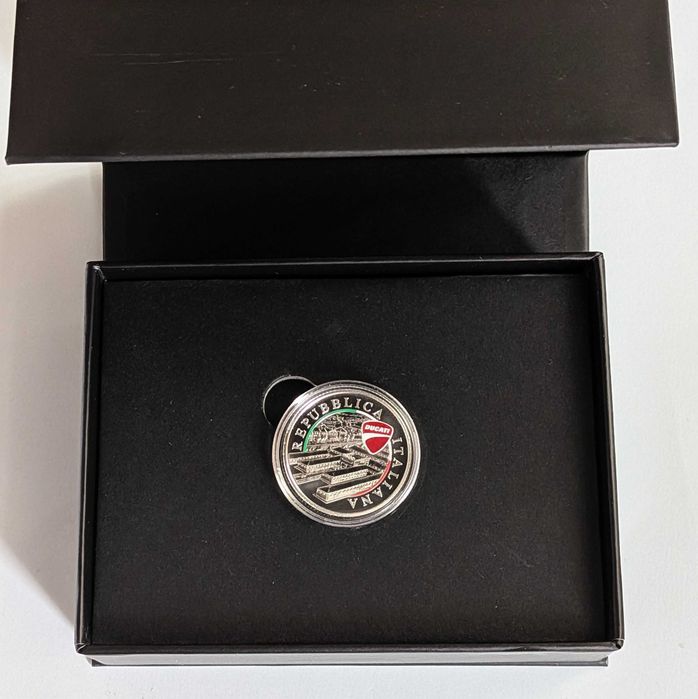 moeda prata 2024 Italia Ducati - Panigale V4