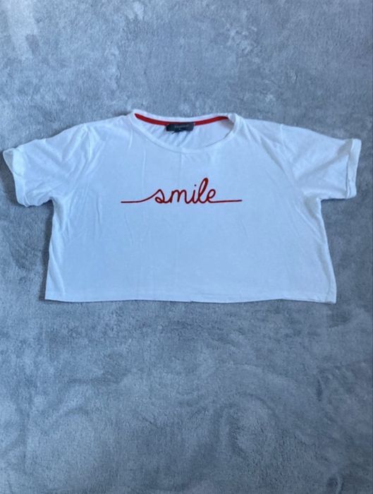 bluzka tshirt smile PRIMARK roz. S/M