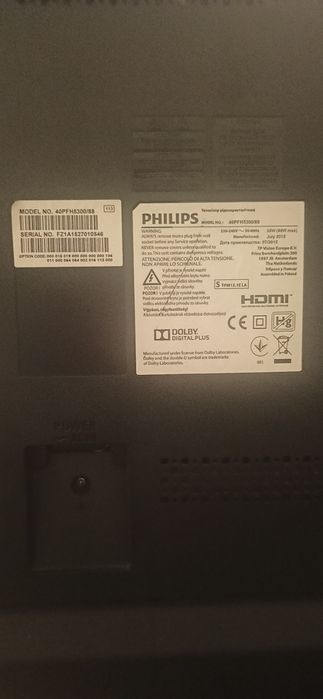 TV Philips 40" [para reparo]