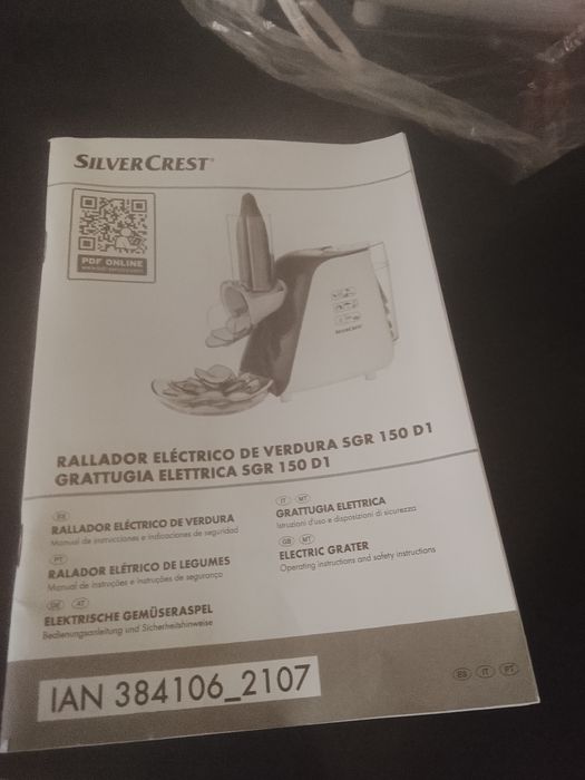 Vendo ralador eletrico