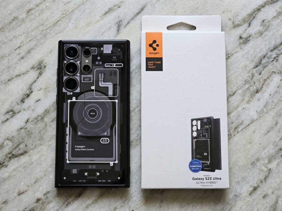 Чехол Spigen на S23/25 Ultra Magsafe защитный Spigen Zero One Liquid