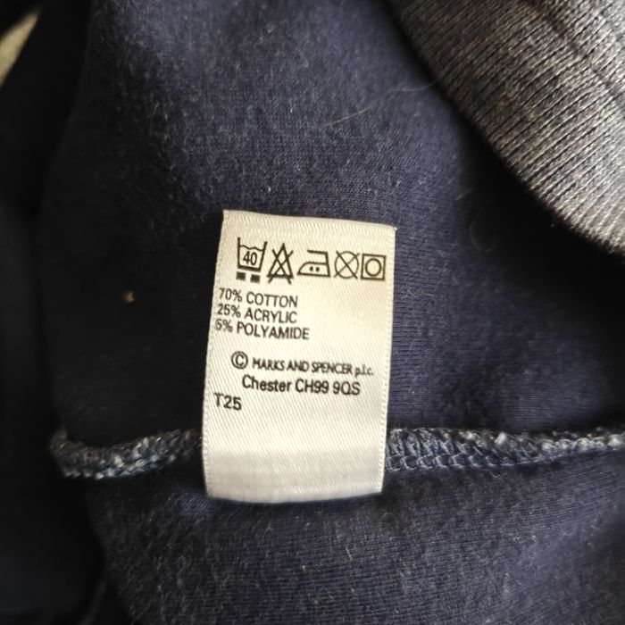 Bluzka sweterek prążkowana długim rękawem bawełna S M blue harbour