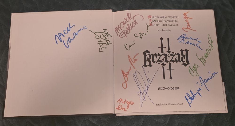 Unikalna rock opera Krzyżacy z autografami!