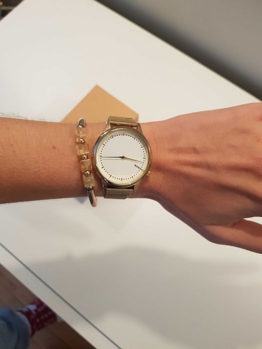 Relógio komono dourado