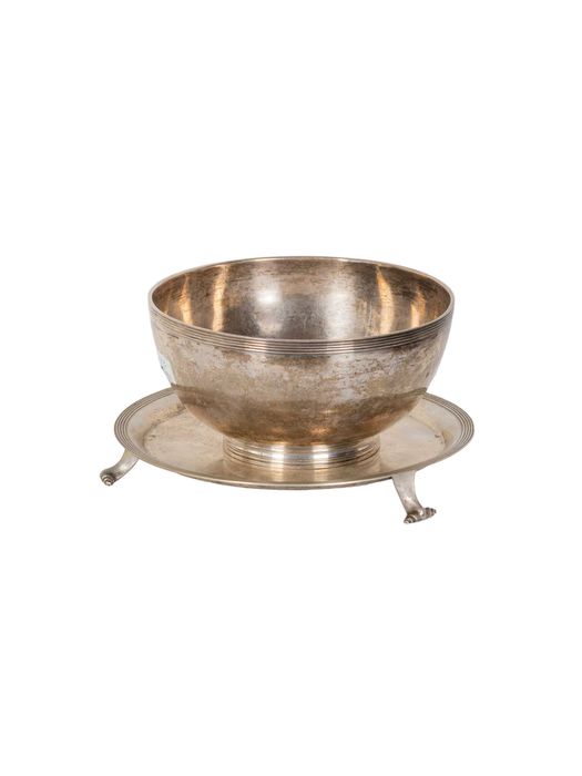 Taça salva prata coroa d José | século XVIII