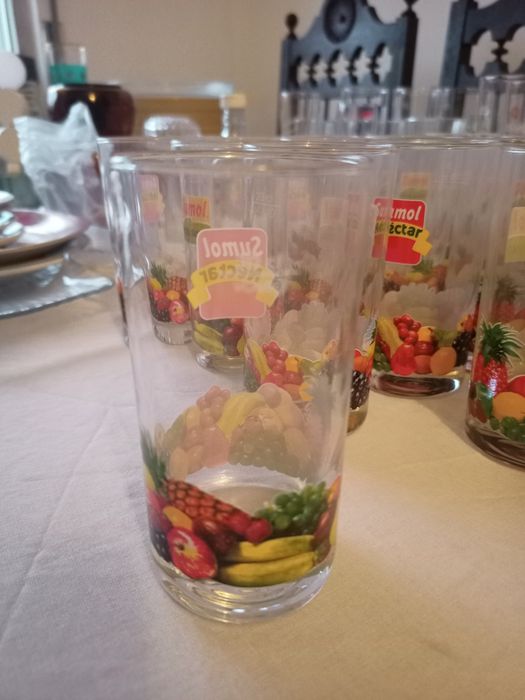Copos diversos - Sumol, Tagus, 7up