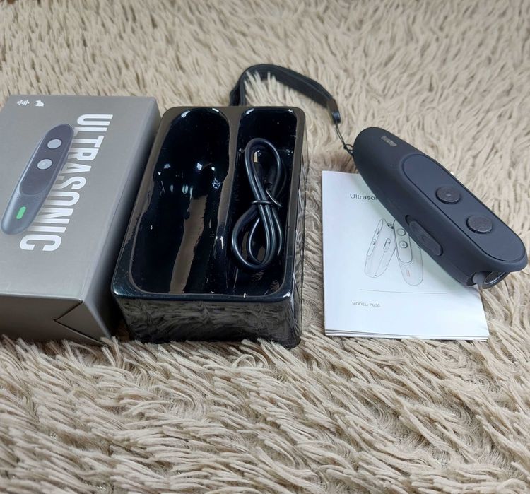 Новый Топовый отпугиватель злых собак Ultrasonic PU-30 Original Black