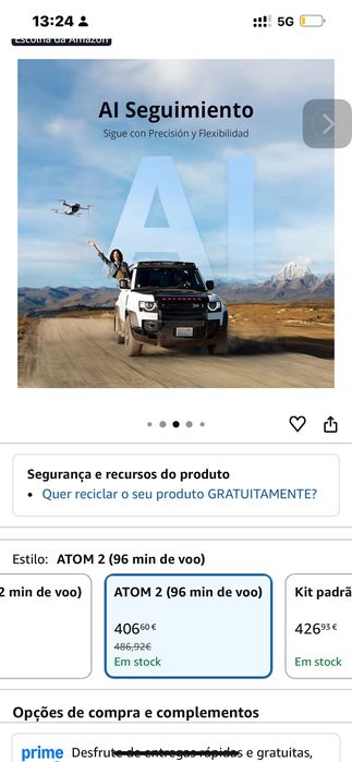 Drone Potensic ATOM 2 Novo | Câmara 4K | Excelente Oportunidad