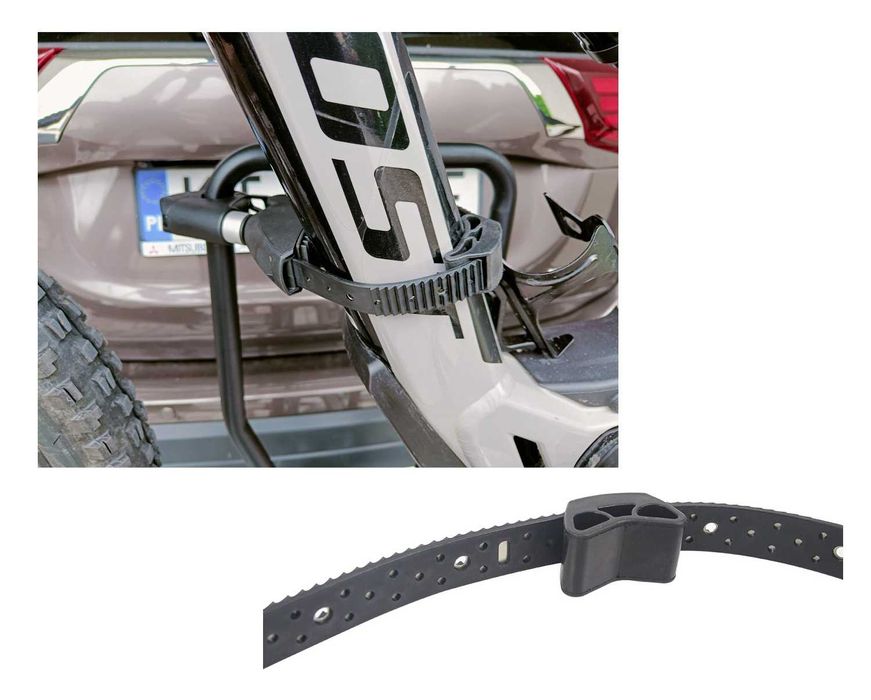 Bagażnik platforma na 3 rowery PROUSER Diamant FG3 BLACK LED na hak