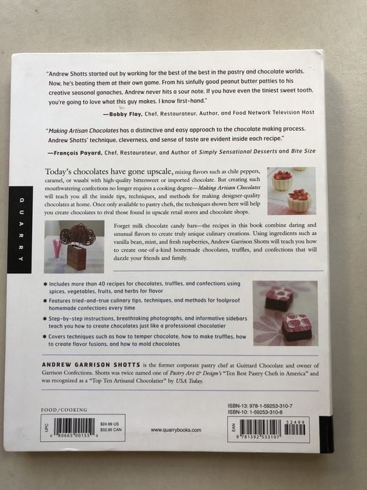 Книга про створення шоколадних цукерок