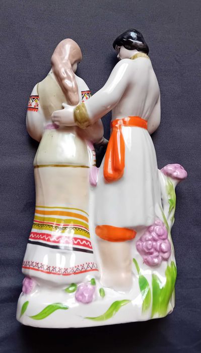 Figurka Pierwsza Randka. Połonne - Wołyń, Ukraina. Lata 70e XX w.