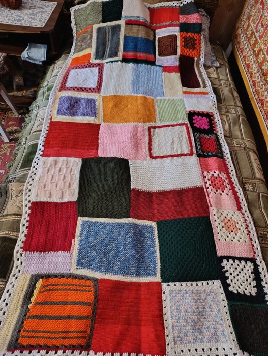 Плед ручной работы