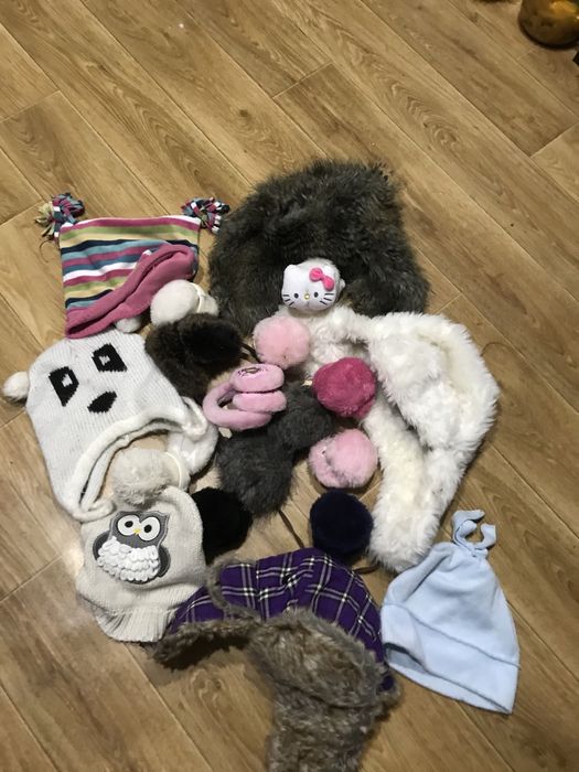 шапки детские новые зимние