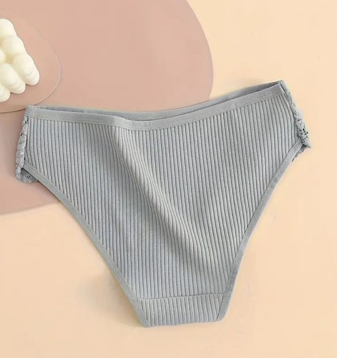 Труси жіночі рубчик мереживо XL       .