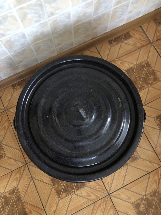 Виварка емалірована 47л емальована з кришкою баняк кастрюля часів ссср