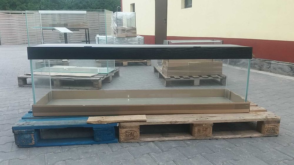 Akwarium proste 80x40x45 - 144 litrów z pokrywą