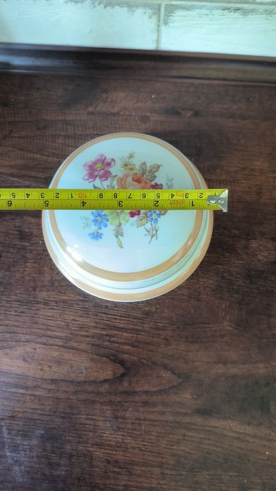 Podełeczko, puzderko, bomboniera Ćmielów ok. 13cm