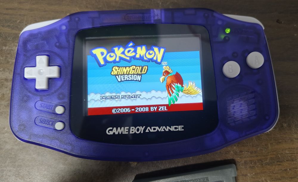 GameBoy advance, nowa obudowa, wyświetlacz IPS, 2x gry POKEMON,