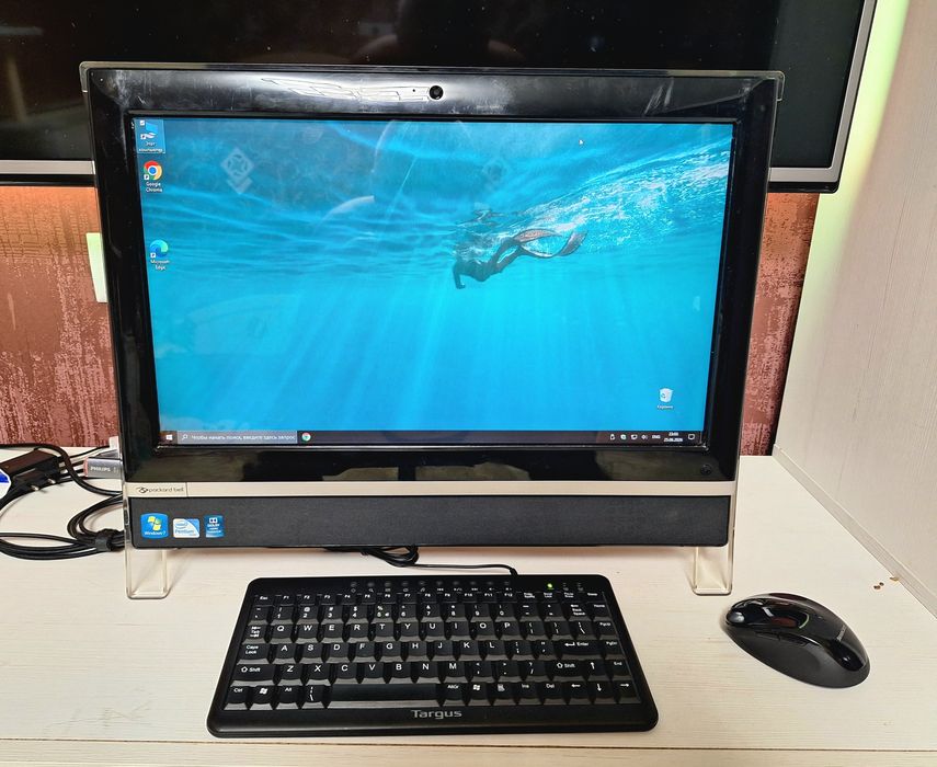 Сенсорний моноблок Packard Bell oneTwo M3700 4GB RAM 1TB HDD Бездротова миша та клавіатура на вибір