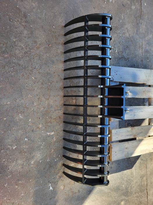 Grabie 120cm do równania, wygrabiania pasuje do minikoparki JCB 8018