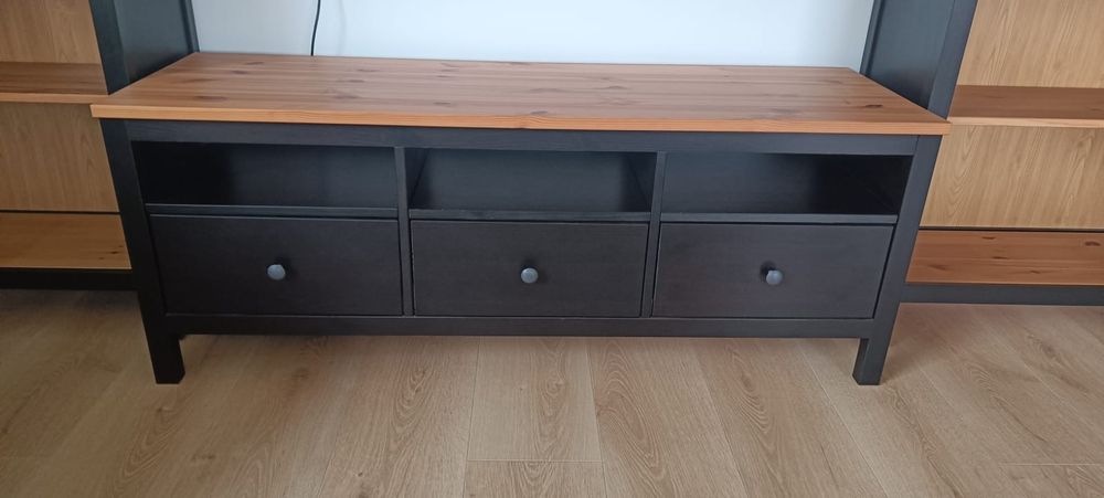 Ikea Hemnes 2 regały, witryna, szafka RTV stan bdb