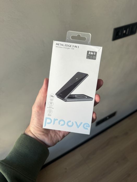 Бездротова зарядка Proove Metal Edge 3 in 1