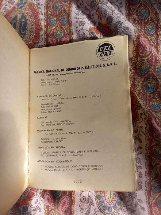 Livro de Tabelas da Cel Cat Engenharias