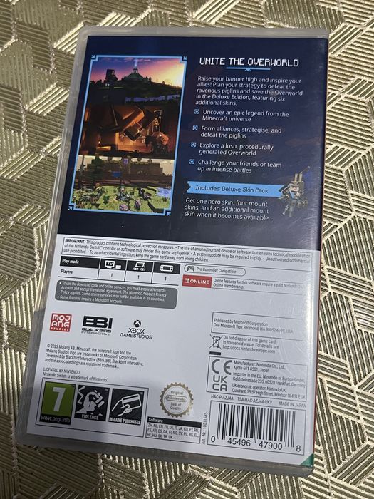 Minecraft legends deluxe edition nintendo switch jak nowa