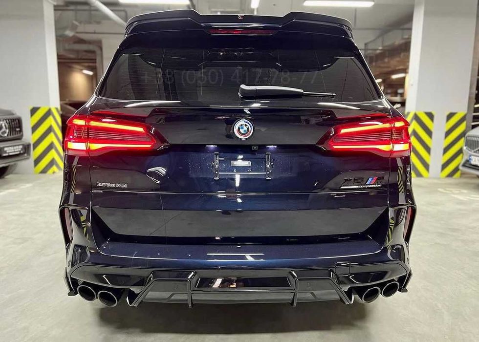 Обвес тюнинг X5M M-Performance BMW F95 Губа Накладка Сплиттер Пороги