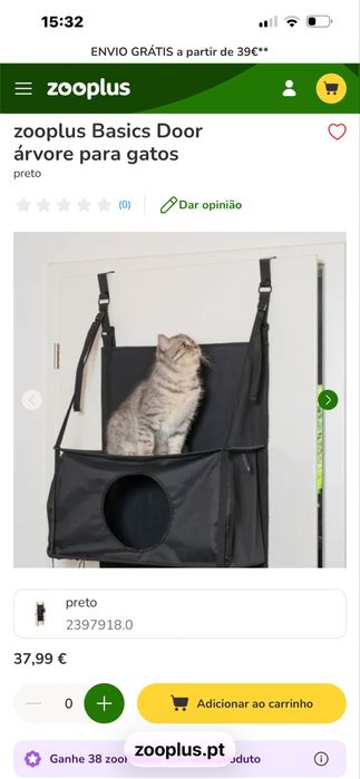 Árvore para gato trepar, brincar e descansar + robusto poste para arranhar