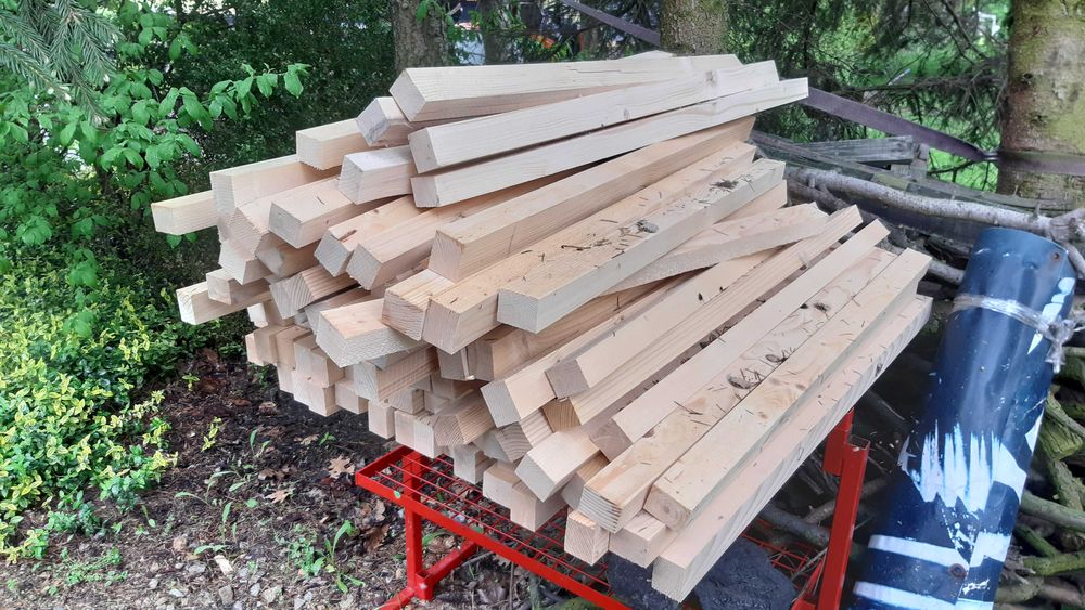 Paliki 5x4x97cm kantówka palety ramki sosnowe