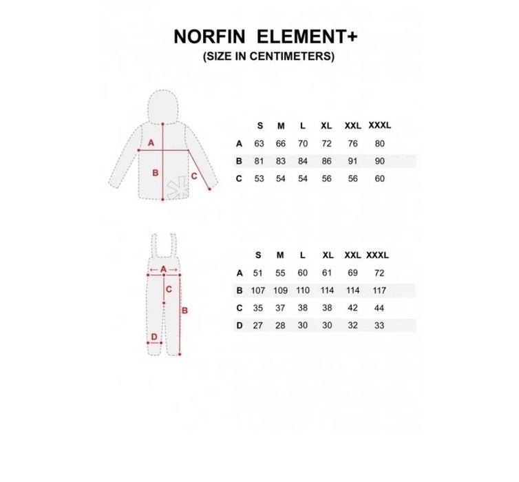 Зимовий костюм мембранний Norfin ELEMENT+ -35°/ 6000мм / XL