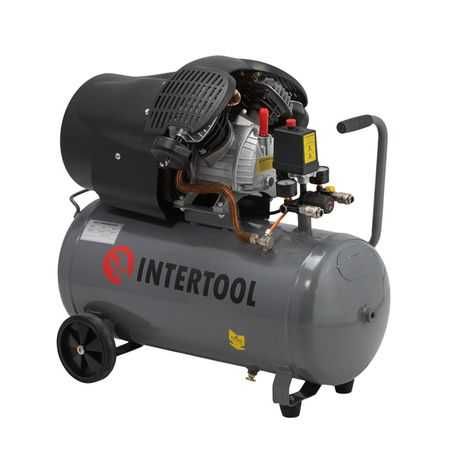 Компрессор INTERTOOL PT-0004 50 л, 2,23 кВт,220В 10 атм,354л/хв,2 цил