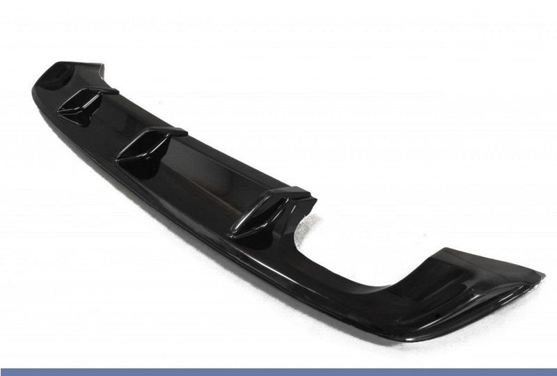 DIFUSOR TRASEIRO SEAT LEON 5F 2013-2016 PRETO FOSCO