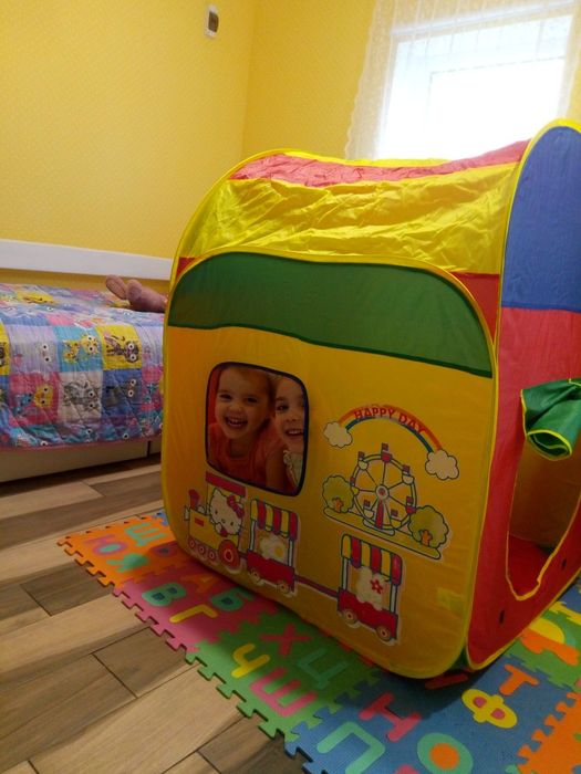 Килимок пазл цифри букви фрукти тварини