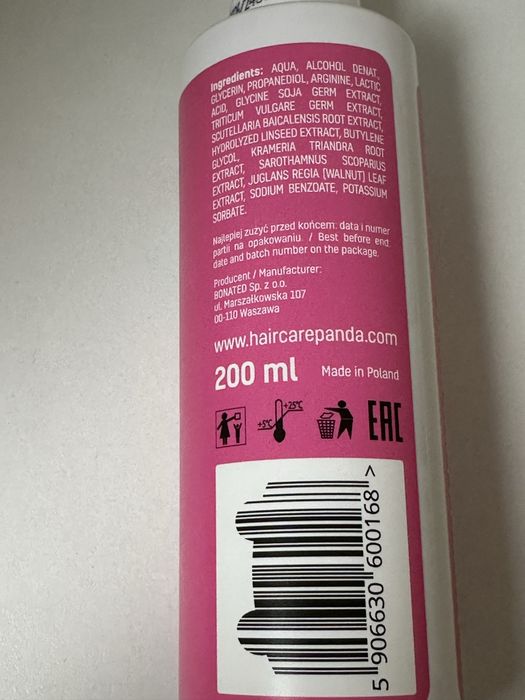 Wcierka hair care panda