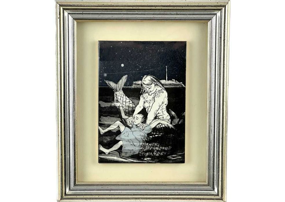 Azulejo Viúva Lamego – Paula Rego | Série Oceanos